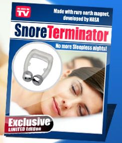 snore terminator  - obrázok z reklamnej stránky produktu